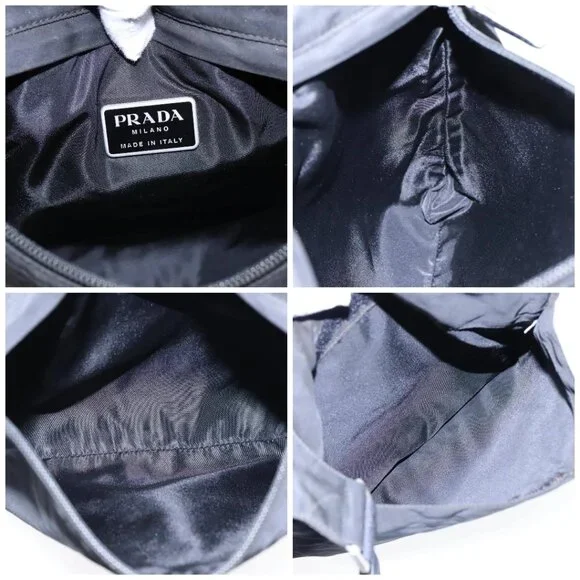 PRADA Shoulder Bag Nylon Black Auth bs18093 - Picture 15 of 16